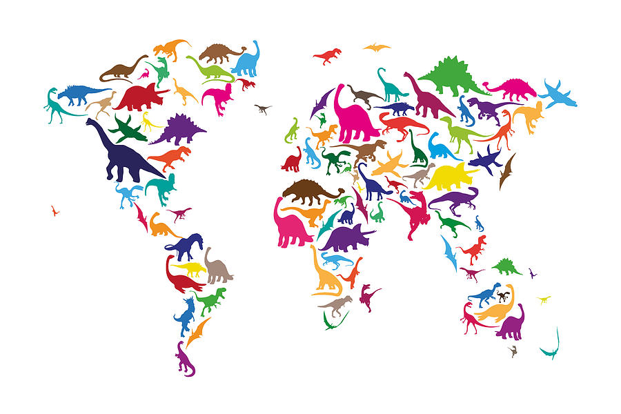 1-dinosaur-map-of-the-world-map-michael-tompsett